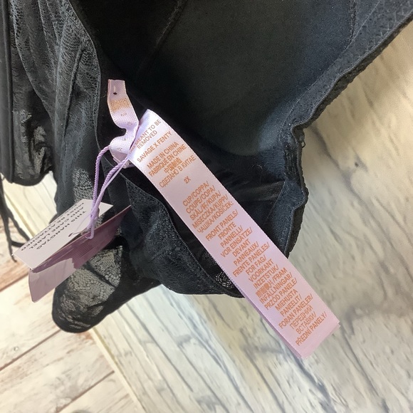 Savage x Fenty by Rihanna “Black Lace Up Corset” - Picture 9 of 16